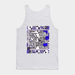 Blue Game : Strategy Tank Top